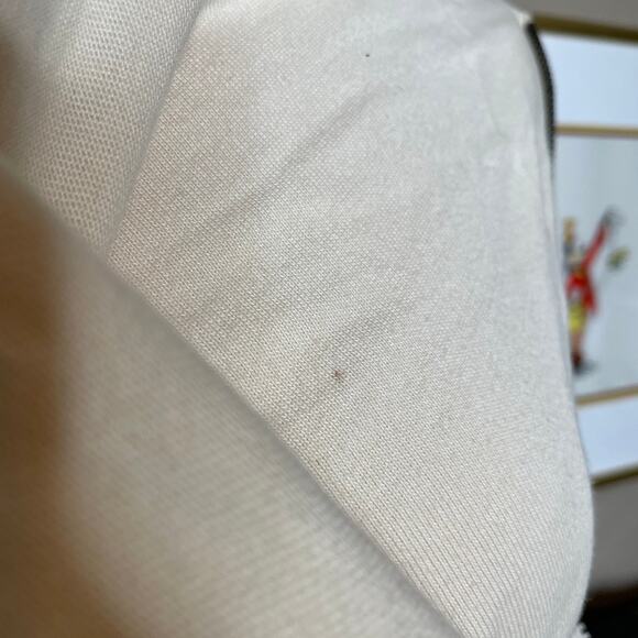 BLANK NYC Private Practice Wrap Jacket Cream Small Off White Leather Moto Biker - Picture 10 of 10